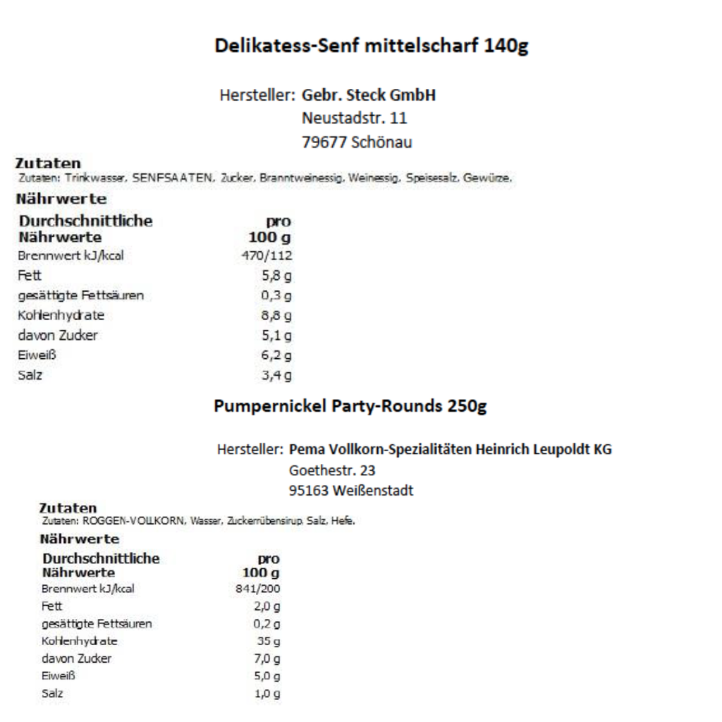 Geschenkkorb Genießer Schale