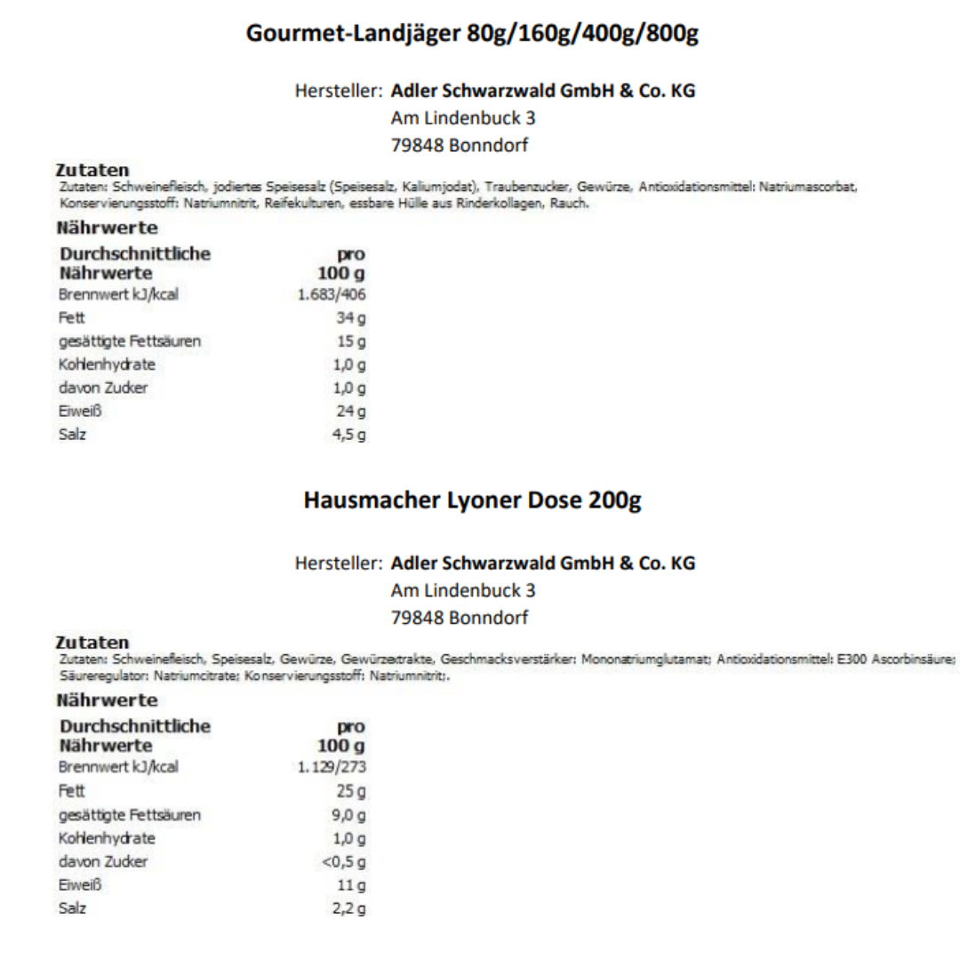 Holzsteige „Schwarzwald Vesper & Tannenzäpfle“