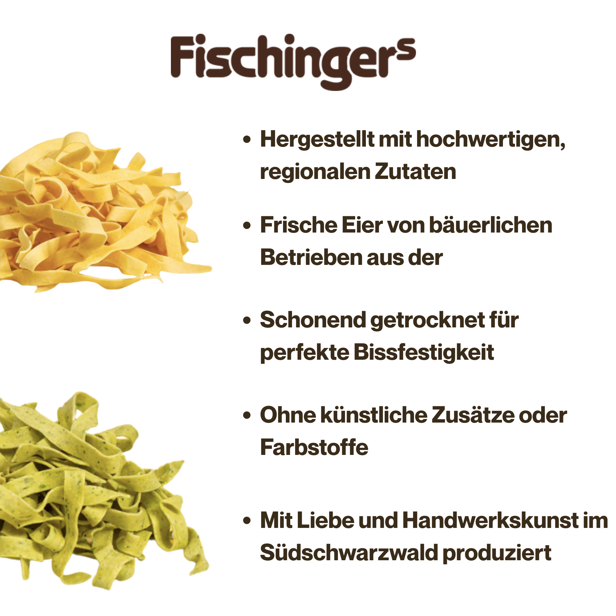 Bandnudeln aus Hartweizen